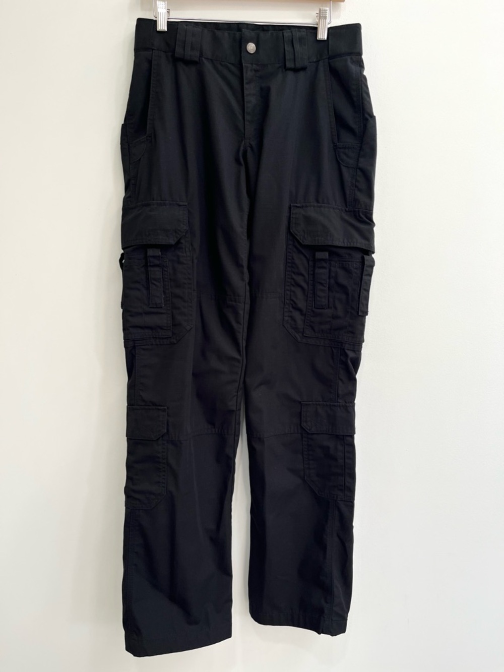 5.11 Tactical Pants Womens Black Taclite EMS Ripstop Utility Cargo Work 8 Long